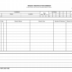 DA Form 5149-R. Branch Identification Summary (LRA)