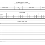 DA Form 5153-R. Section Traffic Record (LRA)