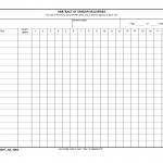 DA Form 5297. Abstract of Vendor Deliveries