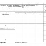 DA Form 5359. Long-Range Special Assignment Airlift Mission (Saam) Flying Hours Requirements