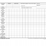 DA Form 5450-R. Moisture and Density Field Test Sheet (LRA)