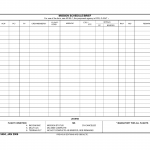 DA Form 5484. Mission Schedule/Brief