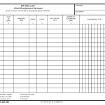 DA Form 5561-R. Waiting List (LRA)