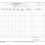 DA Form 5914. Ration Control Sheet