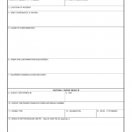 DA Form 7400. Record of Area/Equipment Survey