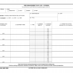 DA Form 7458. Risk Management Data Log - Cooking