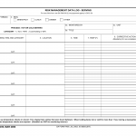 DA Form 7459. Risk Management Data Log - Serving