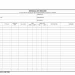 DA Form 7461-R. Internal Net Record (LRA)