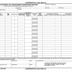 DA Form 7884 - Electronic Key Management Disposition Record