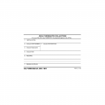 DA Form 8023-R. Adult Mosquito Collection (LRA)