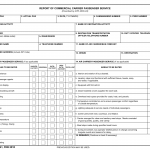 DD Form 1341. Report of Commercial Carrier Passenger Service