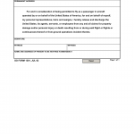 DD Form 1381. Air Transportation Agreement