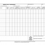 DD Form 1394. Mixer's Daily Worksheet