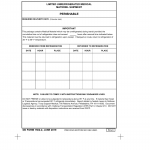 DD Form 1502-2. Limited Unrefrigerated Medical Materiel Shipment