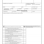 DD Form 1829. Record of Military Dog Physical Examination