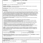 DD Form 2841. Certificate of Acceptance and Acknowledgment of Responsibilities