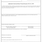 DD Form 3057 - Application for Search and Seizure Warrant Pursuant to 18 U.S.C. § 2703