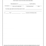 DD Form 491-1. Summarized Record of Trial - Article 39(A) Session