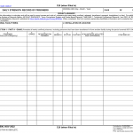 DD Form 506. Daily Strength Record of Prisoners