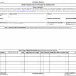 DD Form 509. Inspection Record of Prisoner in Segregation