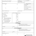 DD Form 877. Medical/Dental Records or Information, Request For