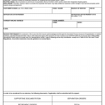 DD Form 3151. Entitlement Extension Request
