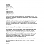 Dismissal Letter