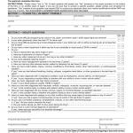 DL 546. Health Questionnaire