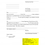 Form DMA-5154-IA. County Transfer Letter