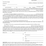 Form DMV-1575A. Recyclable Material Surety Bond - Texas