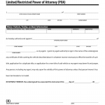 DMV-9-TR. Limited/Restricted Power of Attorney for Motor Vehicle Transactions