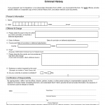 Form LF606. Criminal History - Texas