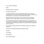 Employer Reference Letter for Rental sample