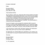 Employment Confirmation Letter