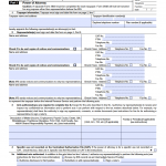 IRS Form 2848. Power of Attorney and Declaration of Representative