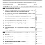 IRS Form 8396. Mortgage Interest Credit