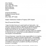 FAFSA SAP Appeal Letter