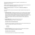 Fixed-Term Employment Contract template Fixed-Term Employment Contract sample