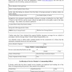 GA DMV Form MV-18G Service Members Affidavit for Mandatory Insurance Relief