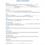 Free Printable Basic Rental Agreement