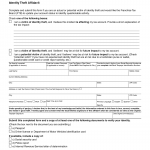 Form FTB-3552. Identity Theft Affidavit