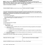 Form HA-539. Notice Regarding Substitution of Party Upon Death of Claimant