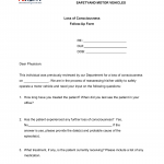 Form HSMV 72117. Loss of Consciousness Follow-up Form - Florida