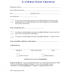 Form HSMV 72862. Worthless Check Clearance - Florida