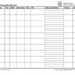 Form HSMV 84013. Vehicle Purchase Record - Florida