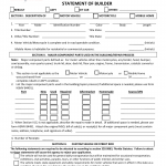 Form HSMV 84490. Statement of Builder - Florida