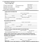 Form HSMV 84901. Complaint Affidavit - Florida