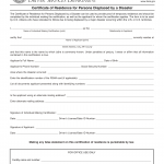 Form DSD A 308. Certificate of Residence for Persons Displaced by a Disaster - Illinois