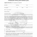 Form DSD CB 1. Charter Bus Application/Certification - Illinois