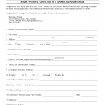 Form DSD DS 15. Report of Traffic Conviction in a Commercial Motor Vehicle - Illinois